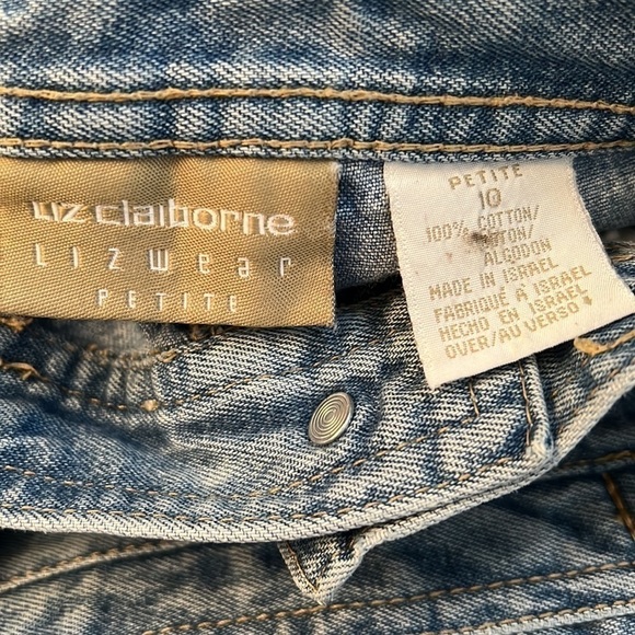 Vintage 90s Liz Claiborne Pleated High Rise Tapered Balloon Mom Jeans - Picture 6 of 11